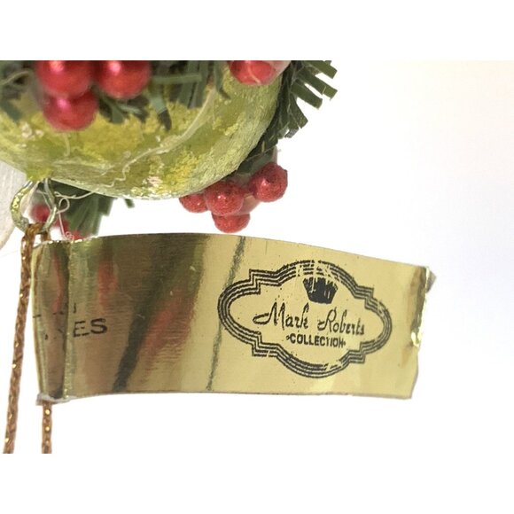 Mark Roberts Hanging Mistletoe and Holly Fairy Christmas Ornament Ltd Ed 7" Tall - Picture 5 of 13